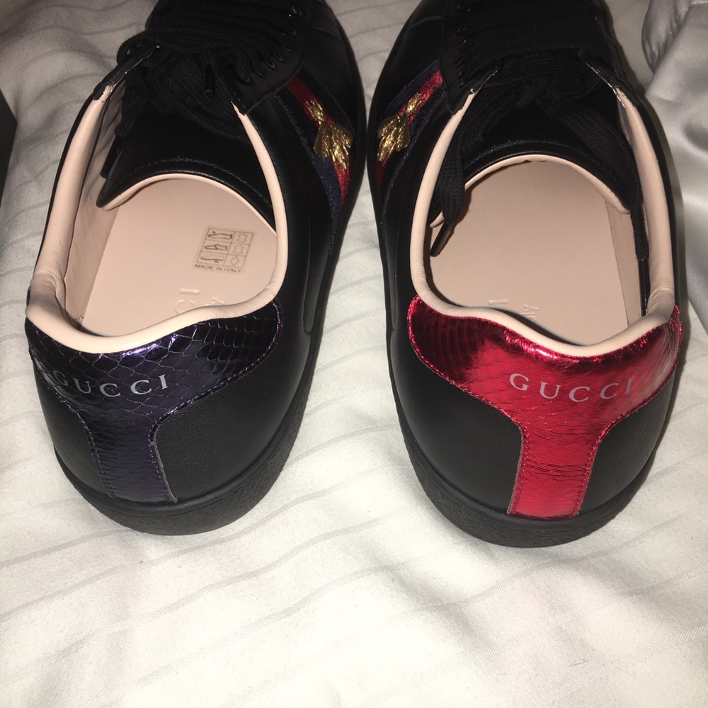 NIB Gucci ace embroider mens size 7